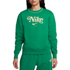 Nike Sweatshirts - Women Jumpers Nike Women's Sportswear Crew Neck Fleece Sweatshirt - Malachite