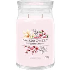 Pink Scented Candles Yankee Candle Pink Cherry & Vanilla Scented Candle 567g
