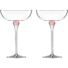 Lenox Kate Spade New York Rosy Glow 2-piece Wine Glass 2pcs