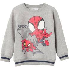 Marvel Sweatshirts Children's Clothing Name It Detlef Spidey Sweatshirt - Grey Melange (13225919)