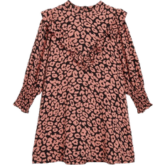 Whistles Fuzzy Leopard Avery Dress - Pink/Multi (02603588360)