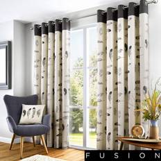 Grey Curtains Fusion Idaho 137x168cm