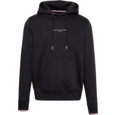 Tommy Hilfiger M - Men - Outdoor Jackets Clothing Tommy Hilfiger Logo Tipped Hoodie - Black