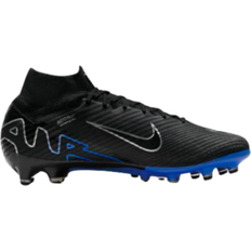 Nike Artificial Grass (AG) - Men Football Shoes Nike Mercurial Superfly 9 Elite M - Black/Hyper Royal/Chrome