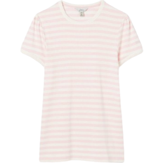 Joules Womens Erin Cotton Short Sleeve T Shirt - Pink