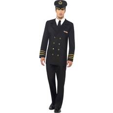 Fancy Dresses Fancy Dress Smiffys Male Navy Officer Costume