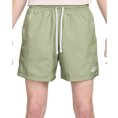 Nike Sportswear Men's Woven Flow Shorts - Oil Green/White