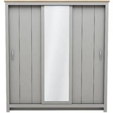 The Range Lexington 3 Door Sliding Grey Wardrobe 173x181cm