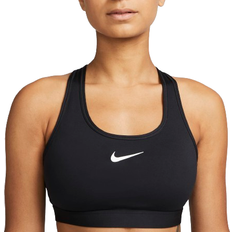 Bras Nike Women's Swoosh Medium Support Padded Sports Bra - Black/White