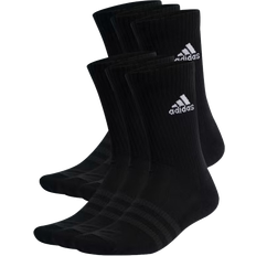 Adidas Men Underwear adidas Sportswear Cushioned Crew Socks 6-pack - Black