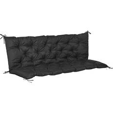 Chair Cushions OutSunny Bench Cushion Chair Cushions Black (98x150cm)