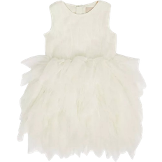 Coast Girl's Statement Ruffle Skirt Dress - Ivory