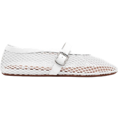 Polyamide Low Shoes Alaïa Ballet Flats Fishnet - White