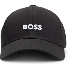 Hugo Boss Cotton Accessories Hugo Boss Cotton-Twill Six-Panel Cap with Embroidered Logo - Black