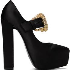 Block Heel Heels & Pumps Versace Jeans Couture Hurley - Black