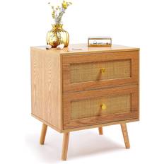 Beautify Btfy Brown Bedside Table 41.5x48cm