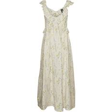 V-Neck Dresses Vero Moda Josie Long Dress - Grey/Birch