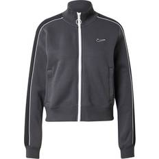 Nike Cotton Jackets Nike Women's Sportswear Fleece Track Top - Anthracite/Black/White