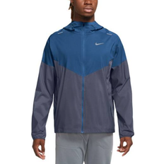 Nike Men - S Outerwear Nike Men's Windrunner Repel Running Jacket - Court Blue/Thunder Blue/Reflective Silver