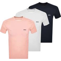 Hugo Boss Classic Crew Neck T-shirts 3 pack - Navy/White/Pink