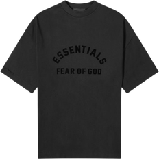 Fear of God T-shirts & Tank Tops Fear of God Essentials Spring Printed Logo T-shirt - Jet Black