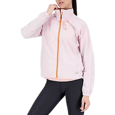 New Balance Outerwear New Balance Women's Printed Impact Run Light Pack Jacket - Stone Pink