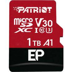 Patriot EP Series MicroSDXC Class 10 UHS-I U3 V30 A1 100/80MB/s 1TB +SD Adapter