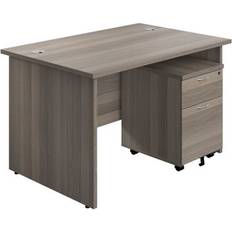 Panel Grey Oak Writing Desk 80x120cm 2pcs