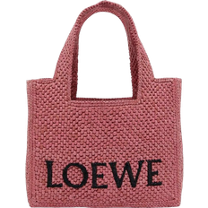 Loewe X Paula's Ibiza Font Logo Mini Tote Bag - Sunset Pink