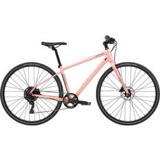 S City Bikes Cannondale Quick Disc 4 Hybrid 2021 - Sherpa Pink/Graphite Women's Bike