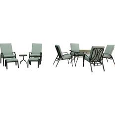 Armrests Outdoor Lounge Sets Malay Riviera Outdoor Lounge Set, 2 Table incl. 6 Chairs