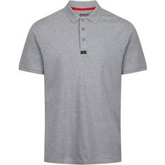 Musto Shirts Musto Men’s Essential Cotton Pique Polo Shirt Grey Melange