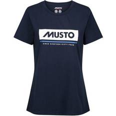 Musto T-shirts & Tank Tops Musto Women’s Cotton Short Sleeve T-Shirt 2.0 Navy