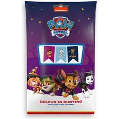 Paw Patrol colour in your own bunting halloween 2.5m bunting chase
