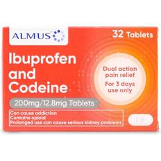 Codeine Medicines Almus Ibuprofen & Codeine 200mg/12.8mg 32pcs Tablet