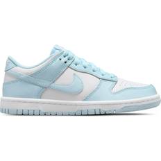 Blue Basketball Shoes Nike Dunk Low GS - White/Glacier Blue
