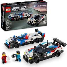 Lego Cars Lego Speed Champions BMW M4 GT3 & BMW M Hybrid V8 Race Cars, BMW Toy for Kids with 2 Buildable Models and 2 Driver Minifigures, Car Toy Birthday Gift Idea for Boys and Girls Ages 9 and Up, 76922