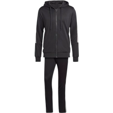 Adidas M - Men Jumpsuits & Overalls adidas 3-Stripes Track Suit - Black/White