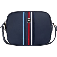 Tommy Hilfiger Small Multicolour Stripe Crossover Bag - Space Blue
