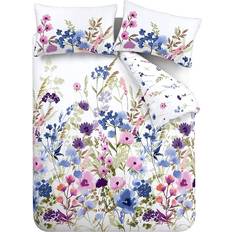 Catherine Lansfield Countryside Duvet Cover Blue, Pink (230x220cm)