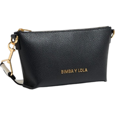 Bimba Y Lola Mini Leather Trapezium Bag - Black
