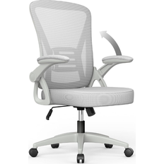 Grey Office Chairs Bigzzia Ergonomic Grey Office Chair 102cm