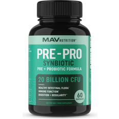 Powders Gut Health MAV Nutrition Probiotic and Prebiotic Capsules 60 pcs