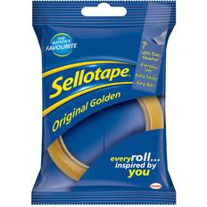 Desk Tape & Tape Dispensers Sellotape Original Golden Tape 24mmx50m