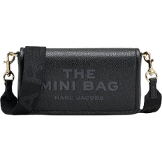 Black - Leather Handbags Marc Jacobs The Leather Mini Bag - Black
