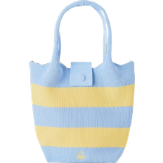 Benetton Striped Knit Shopping Bag - Multicolour