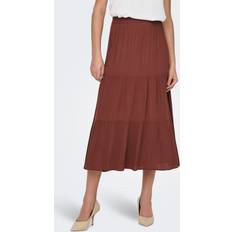 Brown - Women Skirts Only Midi Skirt