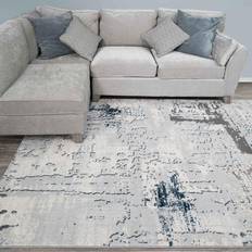 The Rug House Designer Abstract Grey 120x170cm