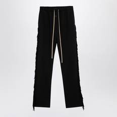 Fear of God Trousers Fear of God Black Fringed Jogging Trousers