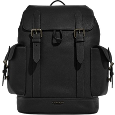 Coach Backpacks Coach Hudson Backpack - Pebbled Leather/Gunmetal/Black
